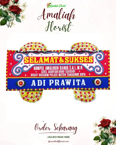 Papan Bunga Ucapan Selamat Ganti